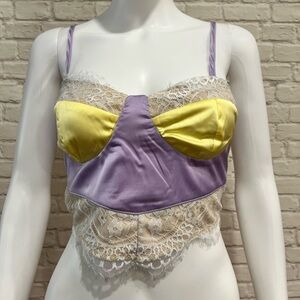 Lavender Lace Bustier